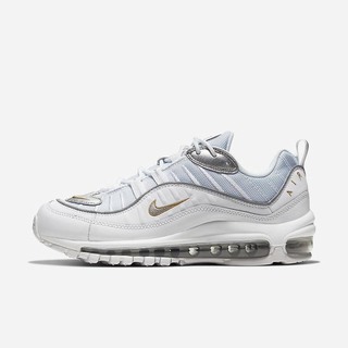 Pantofi Casual Nike Air Max 98 Dama Albi Metal Argintii Metal Aurii | OHRY-87693